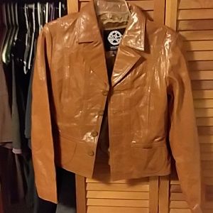 Leather jacket